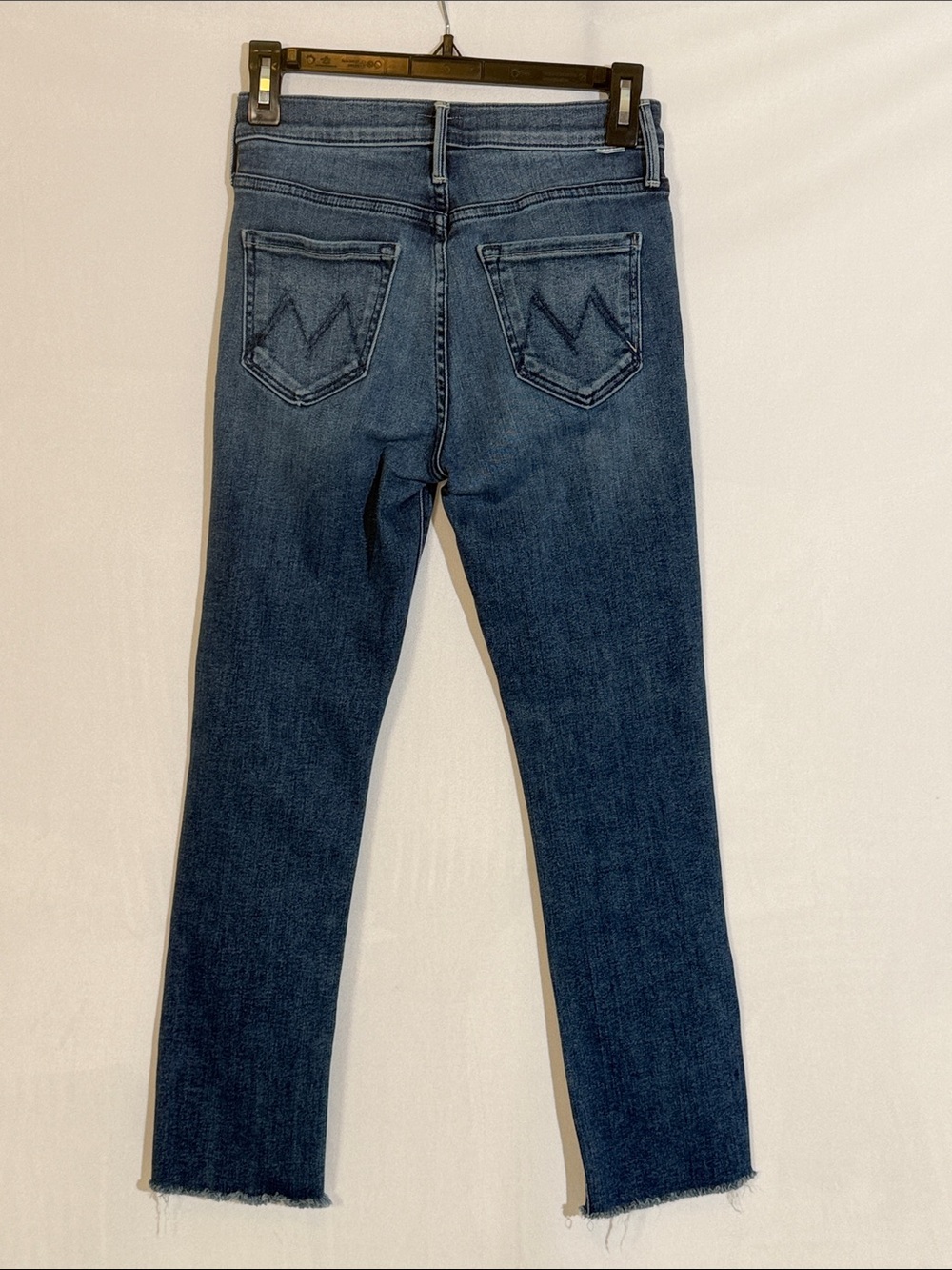 MOTHER Jeans Mid Rise Dazzler Crop Fray Size 25 We’re All In This Together Wash - Picture 3 of 11